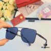 Cartier New Men's Casual Sunglasses with Stylish Frame Design, Trendy Metal Aviator Shades