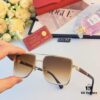 Cartier New Men's Casual Sunglasses with Stylish Frame Design, Trendy Metal Aviator Shades