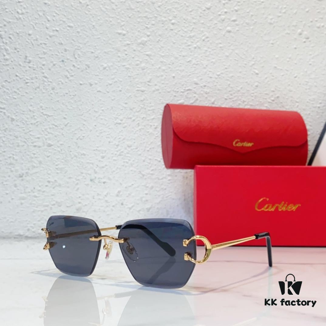 Cartier CT0433S Sunglasses, Size 145, Gradient 140, Photochromic 170