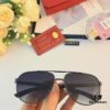 Cartier New 2024 Luxury Sunglasses Fashion Versatile Cat-Eye UV Protection Shades