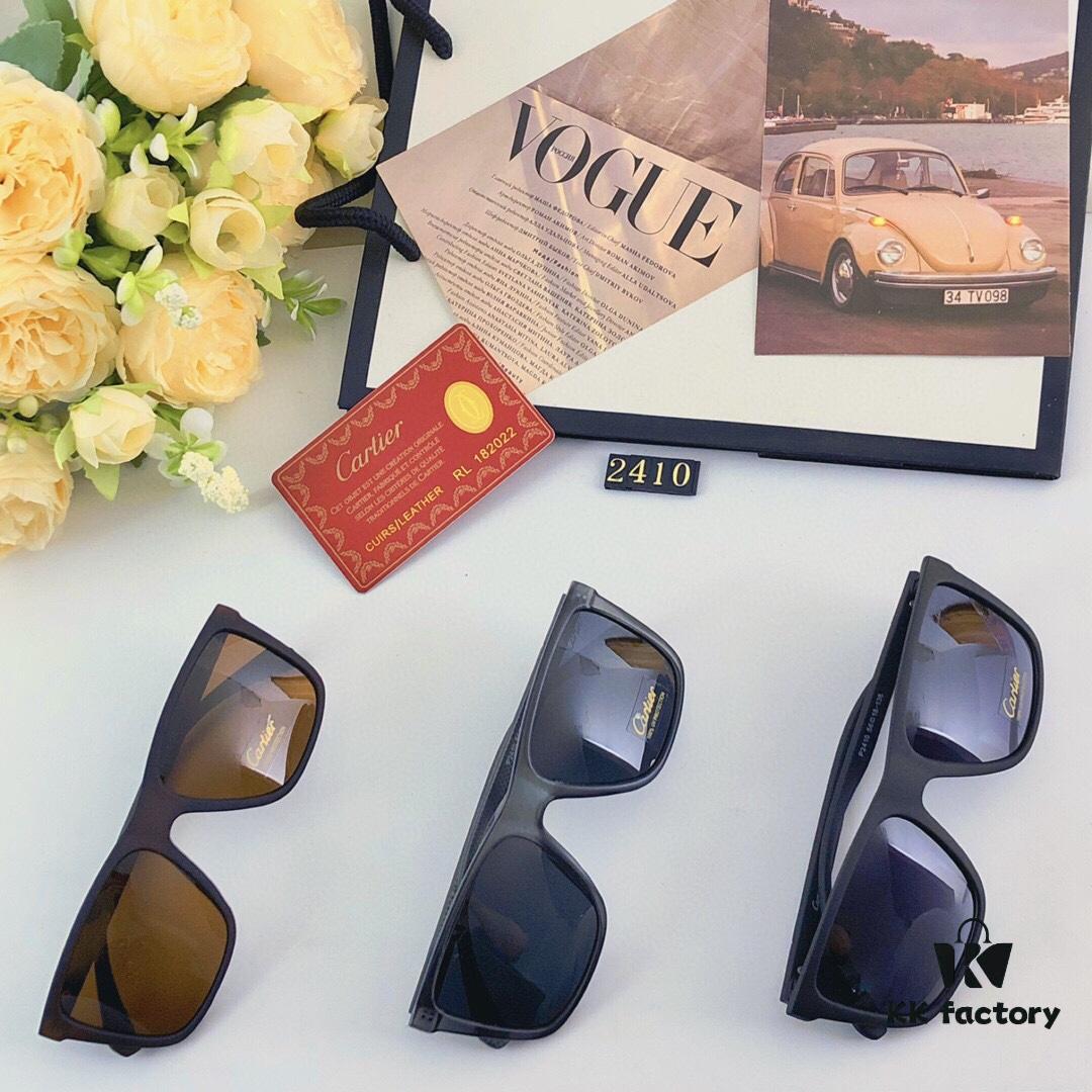 Cartier New Summer Sunglasses Fashionable Windproof UV Protection Stylish Sun Glasses