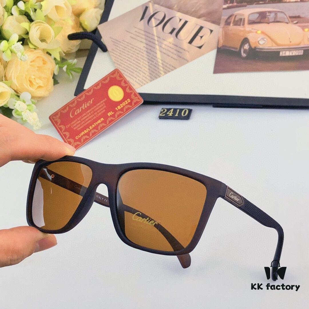 Cartier New Summer Sunglasses Fashionable Windproof UV Protection Stylish Sun Glasses