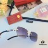 Cartier Stylish Small Frame Sunglasses for Men, Driving Glasses, High-Definition UV Protection Unisex Eyewear, Fashion Frameless Sunglasses with Premium Look