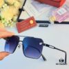 Cartier New Men's Fashion One-Piece Sunglasses with Unique Leopard Head Decorated Metal Frame, Outdoor Cycling Sun Protection Glasses