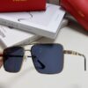 Cartier 2024 New Arrival Metal Square-Frame Sunglasses, Fashionable Unisex UV-Protective Oversized Sun Glasses for Men and Women