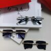 Cartier 2024 New Arrival Metal Square-Frame Sunglasses, Fashionable Unisex UV-Protective Oversized Sun Glasses for Men and Women