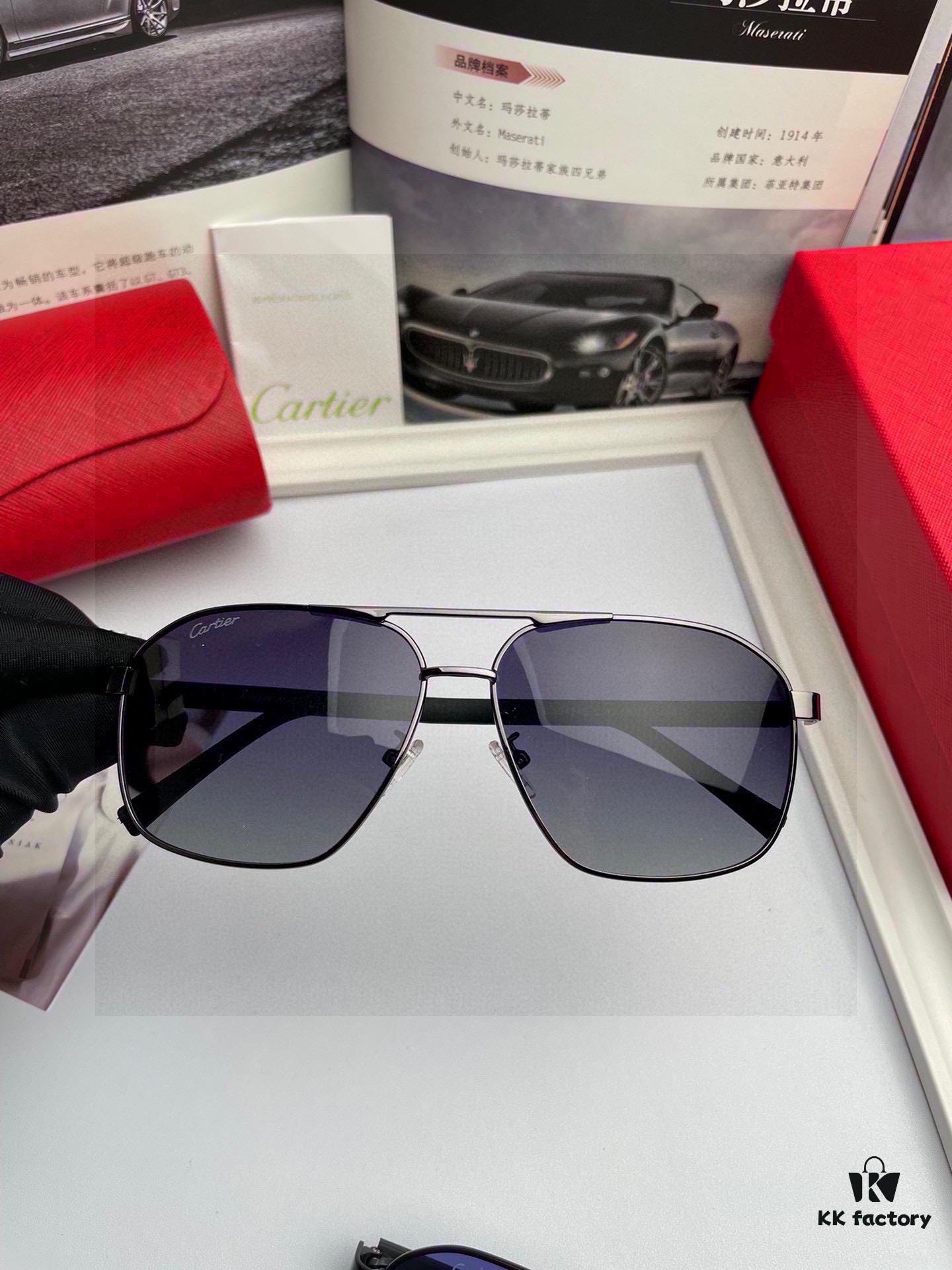 New Arrival 💥 Brand: Cartier Original Quality Unisex Polarized Sunglasses 🕶️