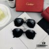 Cartier France - Polarized Sunglasses for Men with POLAROID Resin Lenses, Lightweight Metal Frame, UV Protection, Stylish Driving and Travel Accessory