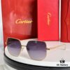 Cartier Original Official Version CT0327S Size 58-15-140 Unisex Sunglasses, Stylish and Comfortable, Suitable for All Face Shapes