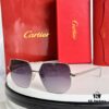 Cartier Original Official Version CT0327S Size 58-15-140 Unisex Sunglasses, Stylish and Comfortable, Suitable for All Face Shapes