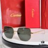 Cartier Original Official Version CT0327S Size 58-15-140 Unisex Sunglasses, Stylish and Comfortable, Suitable for All Face Shapes