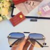 Cartier Vintage Men's Metal Double-Bridge Sunglasses, Bold Business Style Driver UV400 Anti-Ultraviolet Sun Glasses