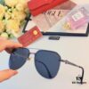 Cartier 2024 New Large-Frame Sunglasses, Korean Style Fashionable Oversized Metal Cat-Eye Sunglasses for Women