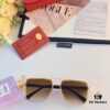 Cartier European and American square frame double-bar sunglasses fashion versatile sunglasses metal eyewear cross-border popular influencer trending sunglasses sunglasses sun glasses