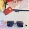 Cartier European and American square frame double-bar sunglasses fashion versatile sunglasses metal eyewear cross-border popular influencer trending sunglasses sunglasses sun glasses