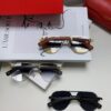 Cartier 2024 Retro Double Bridge Prescription Sunglasses, UV Protection, Oversized Frame for Men, Driving Sun Glasses