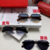 Cartier 2024 Retro Double Bridge Prescription Sunglasses, UV Protection, Oversized Frame for Men, Driving Sun Glasses