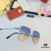 Cartier Unisex Gradient Aviator Sunglasses, Stylish and Versatile UV-Protective Oversized Shades