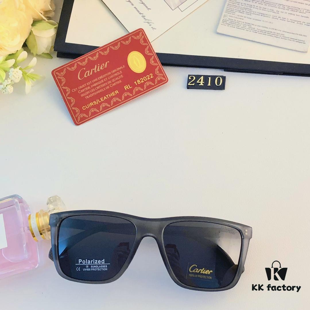 Cartier New Arrival Sunglasses, Stylish Retro Square Polarized Sunglasses