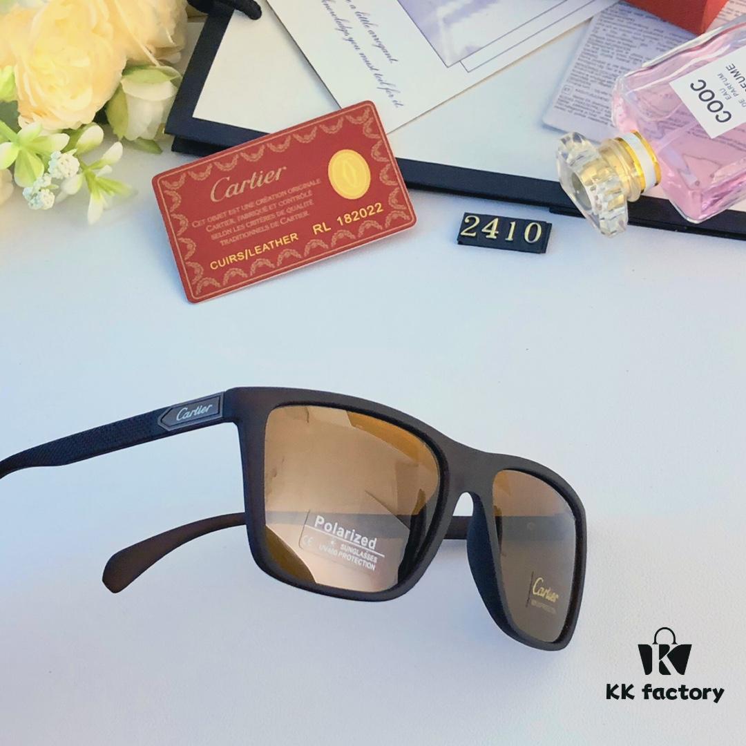 Cartier New Arrival Sunglasses, Stylish Retro Square Polarized Sunglasses