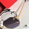Cartier Official Website New Arrival Business Men's Rimless Glasses, Ultra-Light Frame, Original Quality, Superior Craftsmanship and Detail. MODEL: CT0091 SIZE: 55□18-135 Eyeglasses Sunglasses