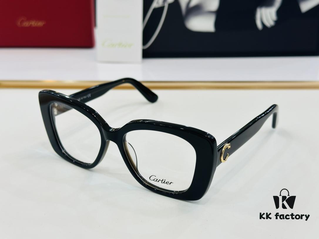 Cartier CT0438 Size 54 □ 20-145 Unisex Stylish Optical Frame Suitable for All Face Shapes, Can Be Fitted with Prescription Lenses
