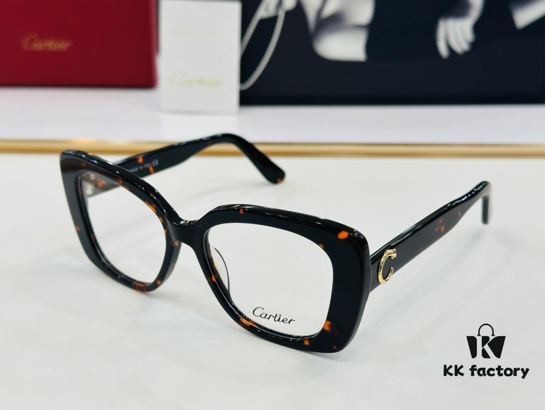Cartier CT0438 Size 54 □ 20-145 Unisex Stylish Optical Frame Suitable for All Face Shapes, Can Be Fitted with Prescription Lenses