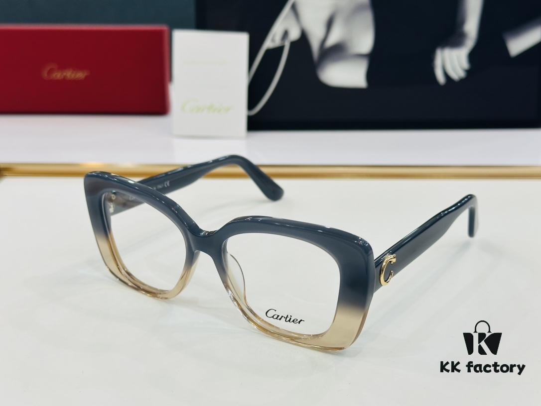 Cartier CT0438 Size 54 □ 20-145 Unisex Stylish Optical Frame Suitable for All Face Shapes, Can Be Fitted with Prescription Lenses