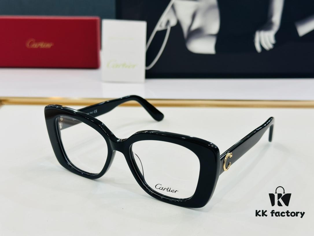 Cartier CT0438 Size 54 □ 20-145 Unisex Stylish Optical Frame Suitable for All Face Shapes, Can Be Fitted with Prescription Lenses