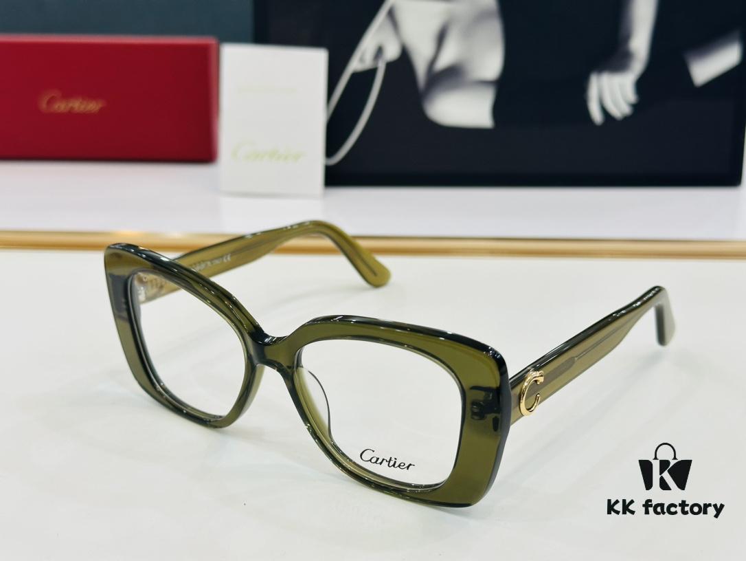 Cartier CT0438 Size 54 □ 20-145 Unisex Stylish Optical Frame Suitable for All Face Shapes, Can Be Fitted with Prescription Lenses