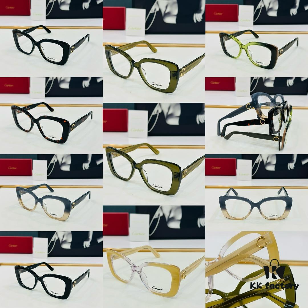Cartier CT0438 Size 54 □ 20-145 Unisex Stylish Optical Frame Suitable for All Face Shapes, Can Be Fitted with Prescription Lenses