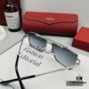 Cartier France - Unisex Sunglasses with Polarized Lenses, Lightweight Metal Frame, Stylish and Comfortable Design for Driving and Travel