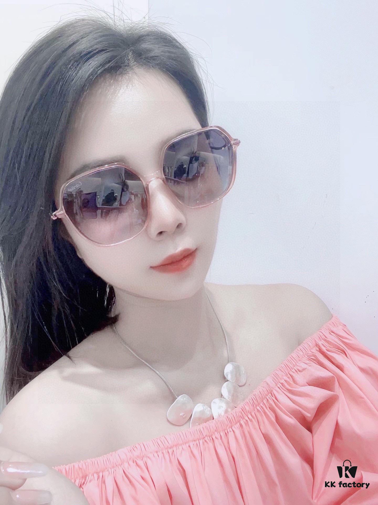 New Cartier Women's Oversized Sunglasses with PC Frame and Temples; Imported Polaroid HD Polarized Lenses