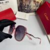 New Cartier Women's Oversized Sunglasses with PC Frame and Temples; Imported Polaroid HD Polarized Lenses