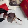 New Cartier Women's Sunglasses with Fox Head Temple Design, PC Frame and Imported Polarized Lenses