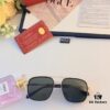 Cartier New Arrival Sunglasses, Trendy Metal Double-Bridge Oversized Fashion Sunglasses, Driving Eyewear Popular in Europe and America