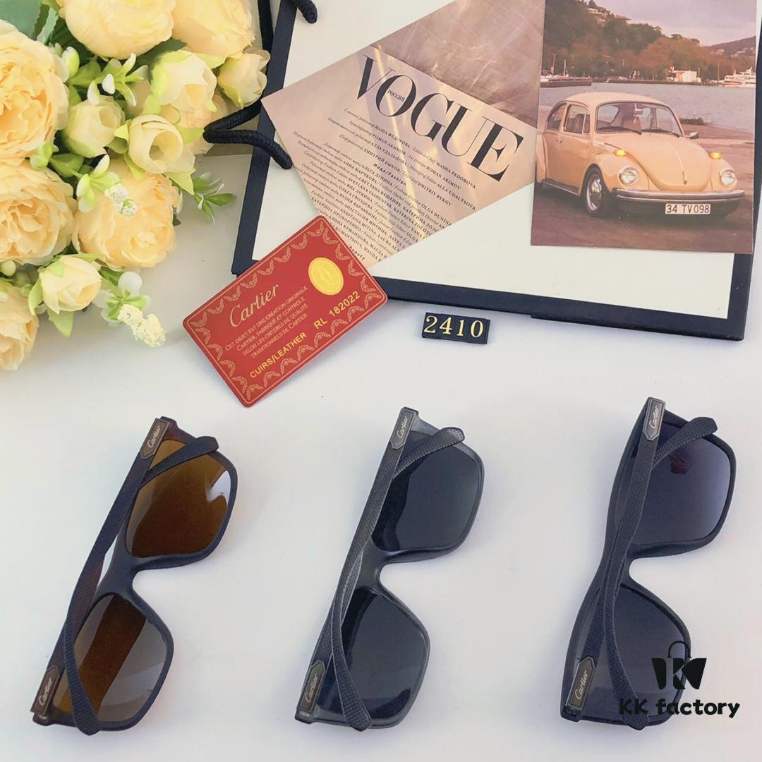 Cartier New Arrival Instagram Korean Style Trendy Sunglasses for Street Photography, UV Protection
