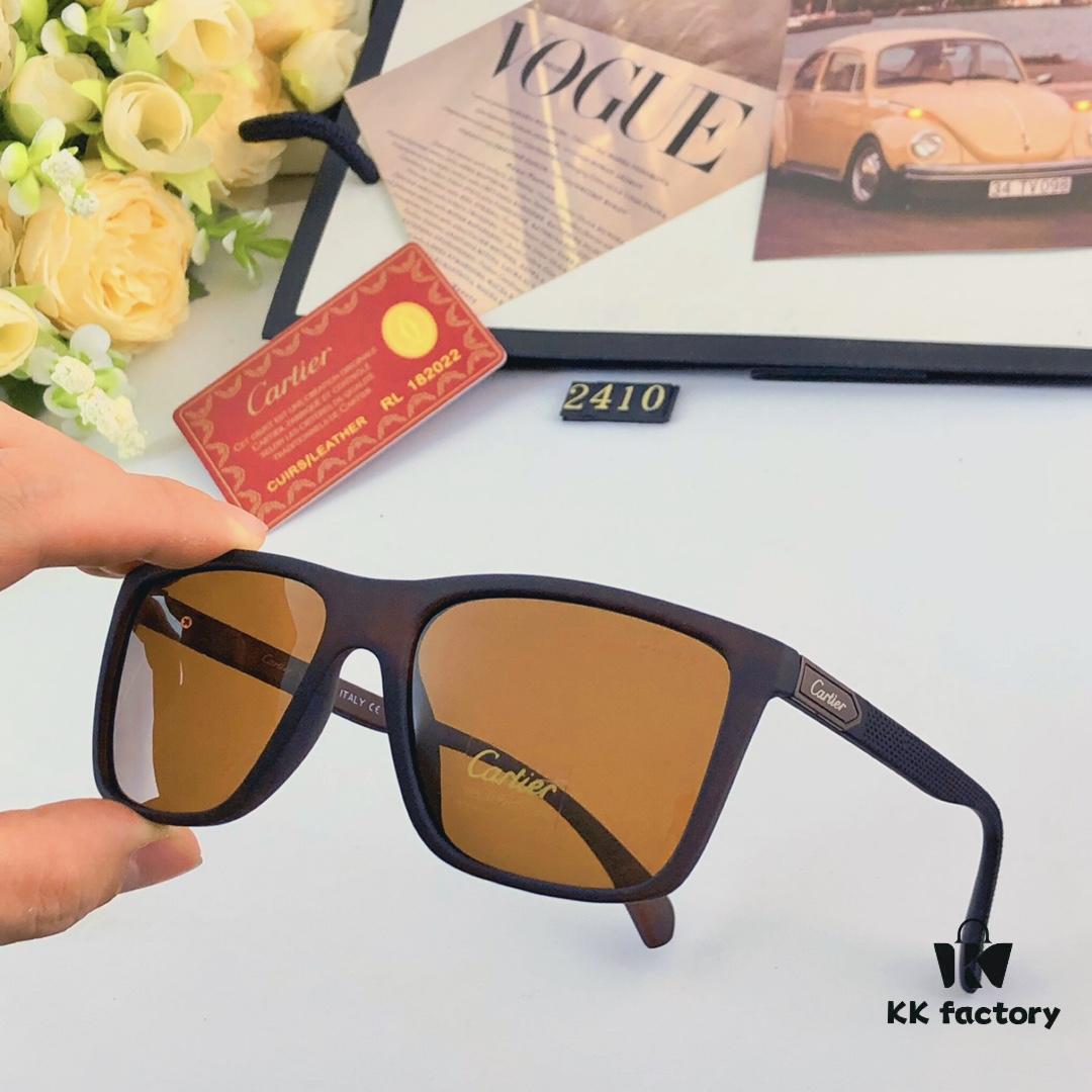 Cartier New Arrival Instagram Korean Style Trendy Sunglasses for Street Photography, UV Protection