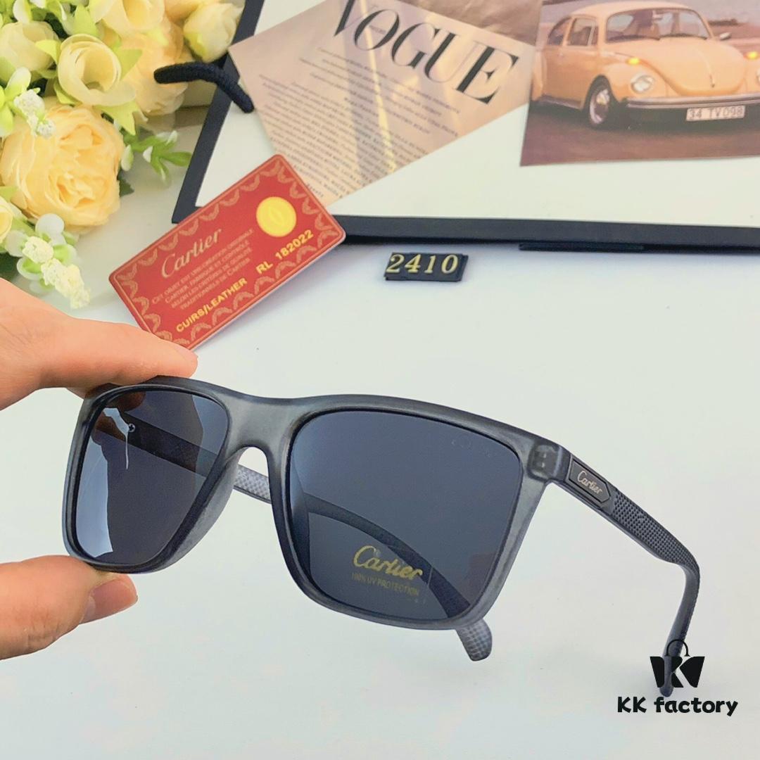Cartier New Arrival Instagram Korean Style Trendy Sunglasses for Street Photography, UV Protection