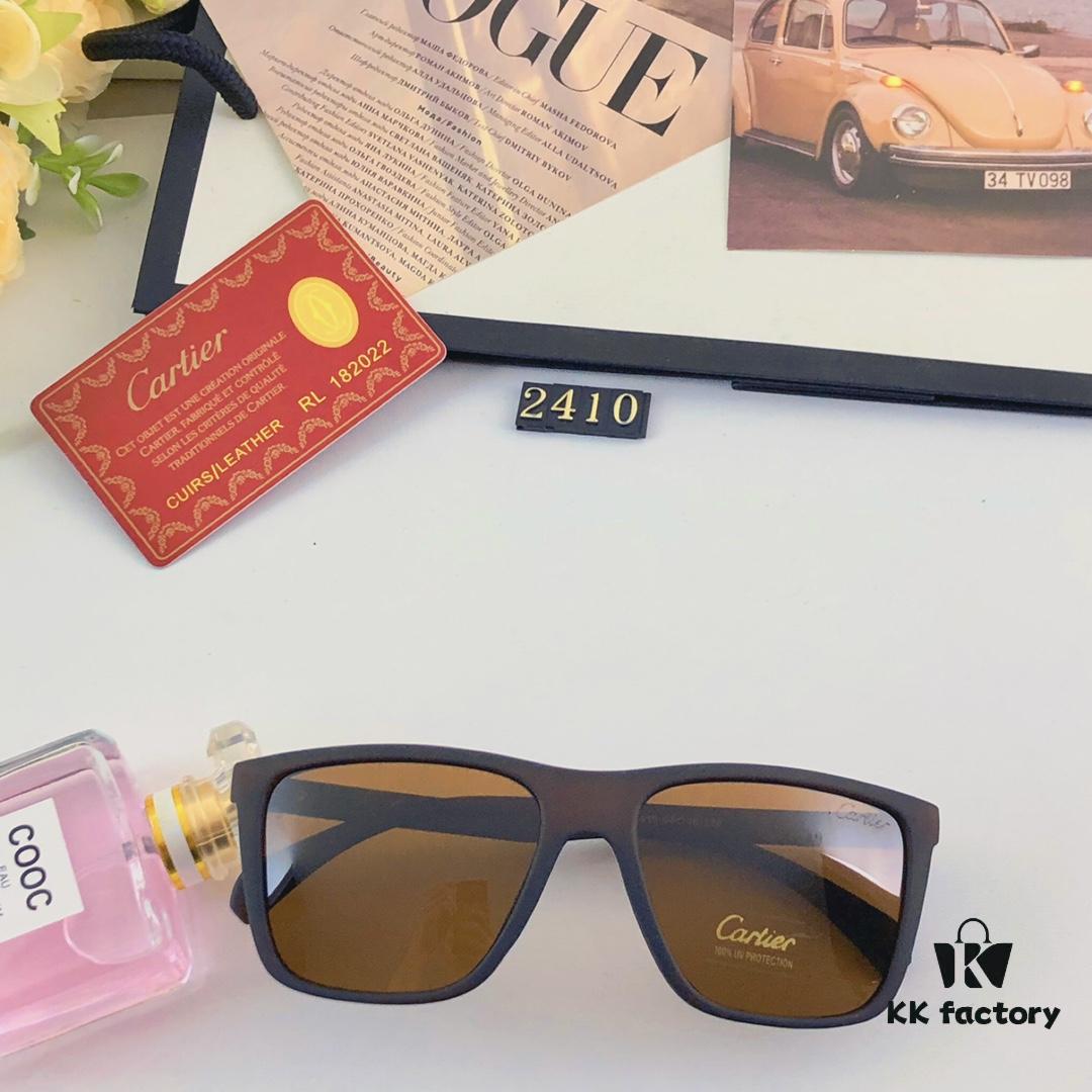 Cartier New Arrival Instagram Korean Style Trendy Sunglasses for Street Photography, UV Protection