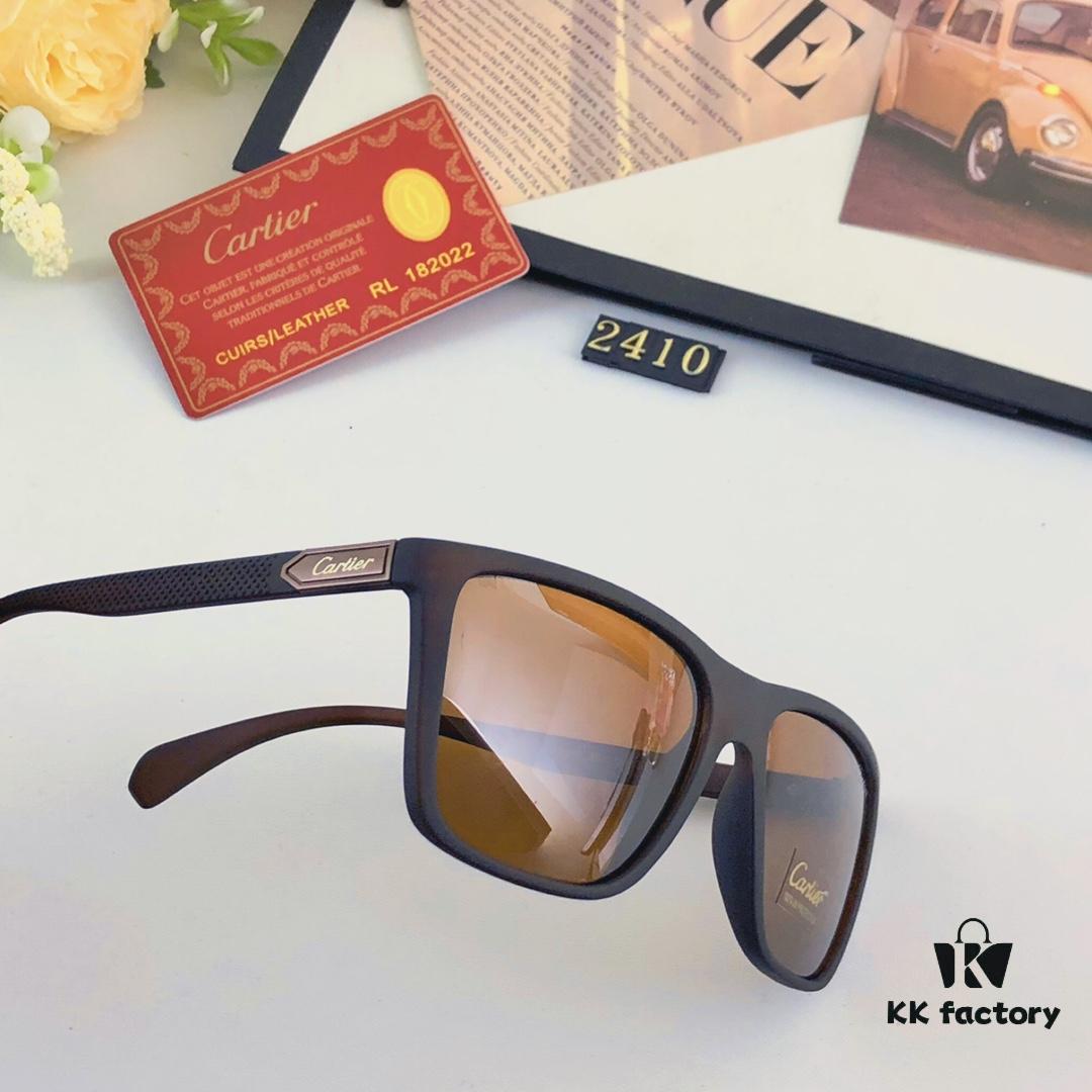 Cartier New Arrival Instagram Korean Style Trendy Sunglasses for Street Photography, UV Protection
