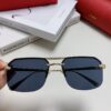 Cartier Unisex Square Sunglasses, New Lightweight Metal Sunglasses for Men and Women, Fashionable and Luxurious Driving Eyewear