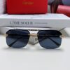 Cartier Unisex Square Sunglasses, New Lightweight Metal Sunglasses for Men and Women, Fashionable and Luxurious Driving Eyewear