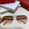 Cartier Unisex Square Sunglasses, Metal Frame Lightweight Sun Glasses for Men and Women, Stylish and Elegant Driving Eyewear