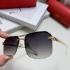 Cartier Unisex Square Sunglasses, Lightweight Metal Frame Luxury Sunglasses for Men and Women, Stylish and Elegant Driving Sun Glasses