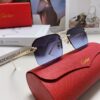 Cartier Unisex Square Sunglasses, New Lightweight Metal Sunglasses for Men and Women, Fashionable and Luxurious Driving Eyewear