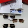 Cartier Unisex Square Sunglasses, New Lightweight Metal Sunglasses for Men and Women, Fashionable and Luxurious Driving Eyewear