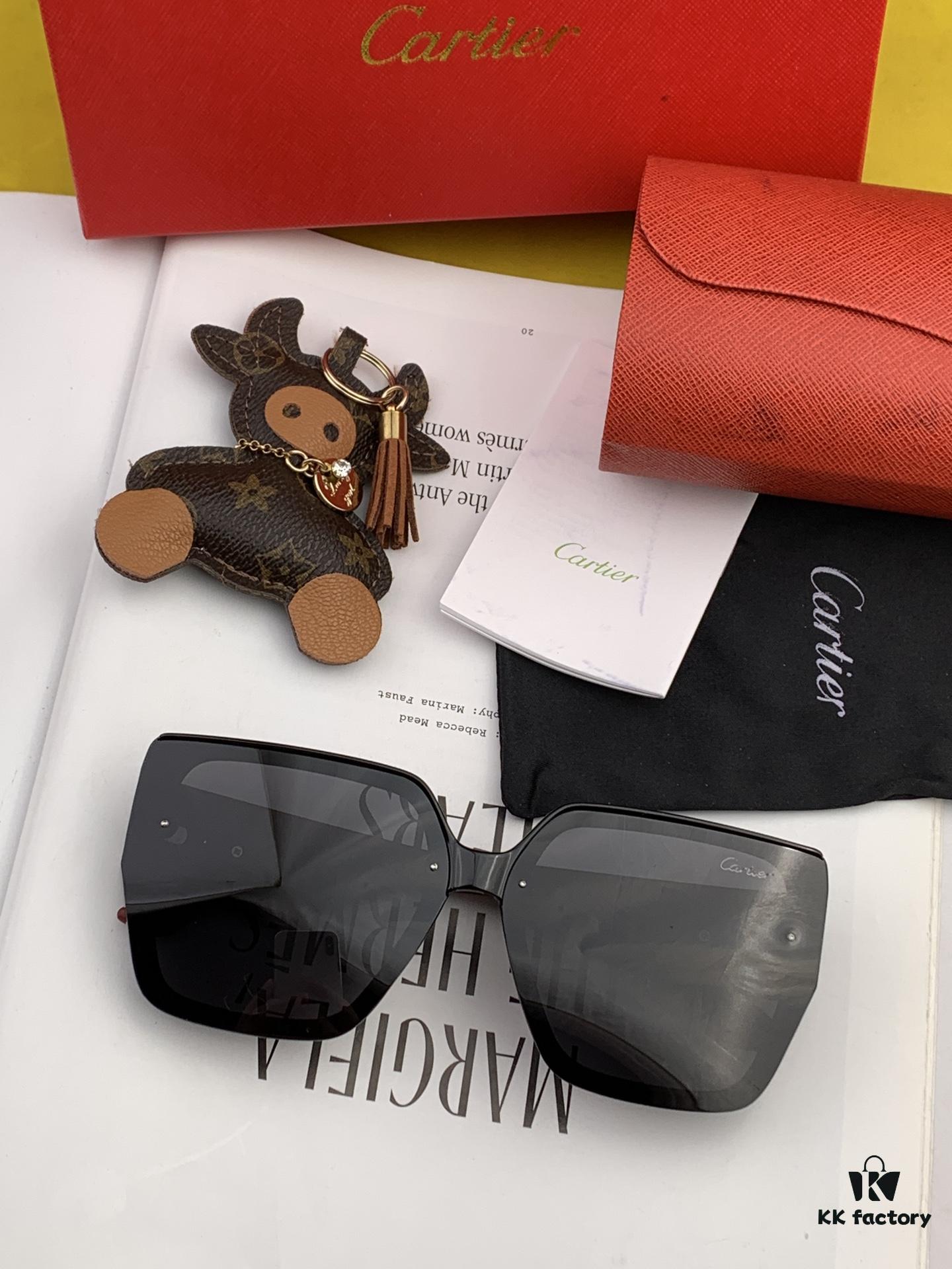 Cartier 2024 New Women's Sunglasses K0200 Stylish Classic Frame Sun Glasses