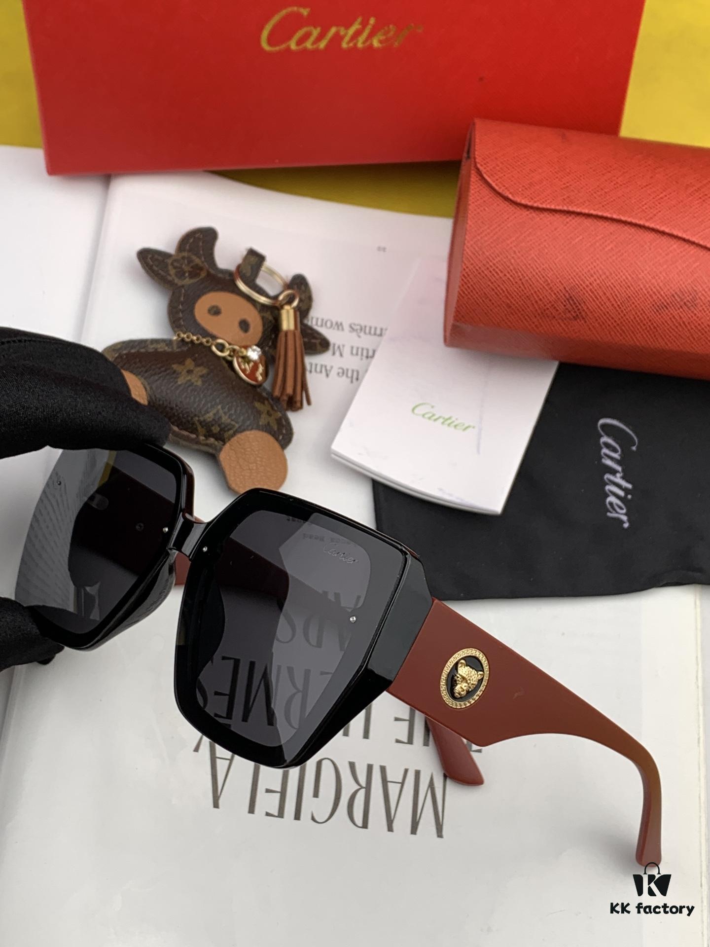 Cartier 2024 New Women's Sunglasses K0200 Stylish Classic Frame Sun Glasses