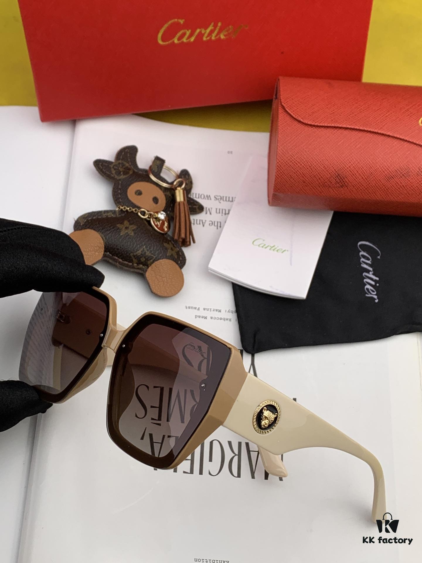 Cartier 2024 New Women's Sunglasses K0200 Stylish Classic Frame Sun Glasses